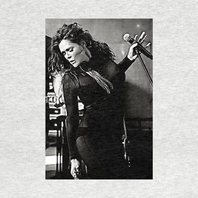 Beth Hart Fire On The Floor Print American Singer by ZiggyPrint